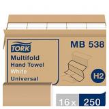 Tork Multifold Hand Towel White H2, Universal, 100