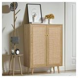 Anmytek 44' H Tall Sideboard Storage Cabinet with
