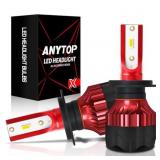 ANYTOP H7 LED Bulbs, Powersports Accessory 16000 L