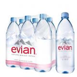 evian Natural Spring Water , Naturally Filtered Sp