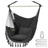 Y- STOP Hammock Chair Hanging Rope Swing, Max 500