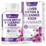 HivoNutra 28-in-1 Liver Cleanse Detox & Repair Sup
