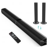 Assistrust Sound Bar, 50W Sound Bars for TV, 5.0 B
