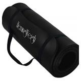 HemingWeigh Yoga Mat Thick, 1 Inch Thick, Non Slip