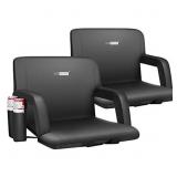 VIVOHOME Portable Reclining Stadium Seat Chairs fo