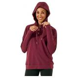 Coolibar UPF 50+ Women's LumaLeo Henley Hoodie - S