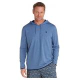 Coolibar UPF 50+ Men's Oasis Pullover Hoodie - Sun