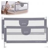MBQMBSS 2 Pack of 77 Bed Rails for Toddlers, Baby