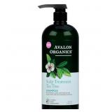 Avalon Organics Scalp Treatment Shampoo, Tea Tree,