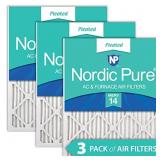 Nordic Pure 14x20x1 (13 1/2 x 19 1/2 x 3/4) Pleate