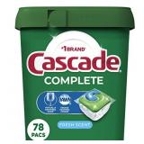 Cascade Complete Dishwasher Pods, Dishwasher tabs,
