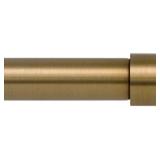Ivilon Drapery Window Curtain Rod - End Cap Style