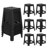 Leinuosen 6 Pcs 18 Inch Height Light Duty Plastic