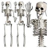 CPHBO 2 Pack 24 Inches Pose-N-Stay Halloween Skele