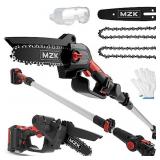 MZK 2-in-1 Cordless Pole Saw & Mini Chainsaw with