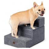 EHEYCIGA Dog Stairs for Small Dogs, 3-Step Dog Sta