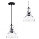 Modern LED Industrial Farmhouse Adjustable semi Fl