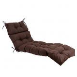 QILLOWAY Indoor/Outdoor Chaise Lounge Cushion,Spri