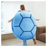 BXEBUI Wearable Blue Turtle Shell Stuffed Animal C