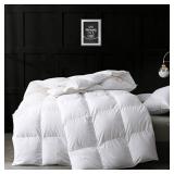 APSMILE Goose Feathers Down Comforter Twin Size, H