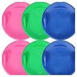 Libima 6 Pack 22.4'' Classic Saucer Disc Snow Sled