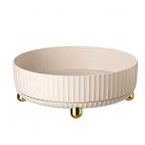 11' White Lazy Susan, 2.4' Striped Fence Rotating