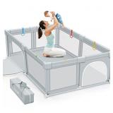 Dripex Baby Playpen, 79'x59' Large Play Pens for B