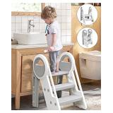 Sephyroth Toddler Step Stools for Bathroom Sink,Ad