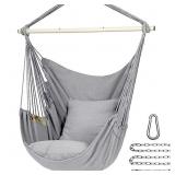 Y- STOP Hammock Chair Hanging Rope Swing Chair, Ma