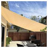 KANAGAWA Sun Shade Sail 20'X26' Sand Oversize Rect