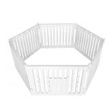 RIZZARI Foldable Plastic Dog Playpen, 6 Panels Pet