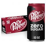 DR PEPPER ZERO SUGAR - 12 OZ, 12 PK