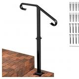 Aatrixkit Single Post Wrought Iron Handrail Stair