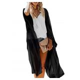 Women's Boho Long Kimono Cardigan Dusters Summer L
