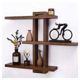 yaqew Variable Floating Shelves Wood Set of 4, Cub