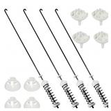 W10780048 Washer Suspension Rods Kit [Upgraded] by