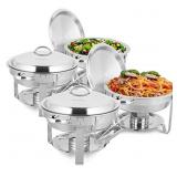 ROVSUN 5 Qt 4 Pack Chafing Dish Buffet Set,Stainle