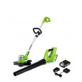 Greenworks 24V Cordless String Trimmer and Blower
