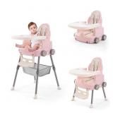 High Chairs for Babies and Toddlers, Portable 3 in