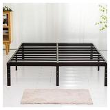 Wulanos Queen Size Bed Frame, 3500lbs Heavy Duty M