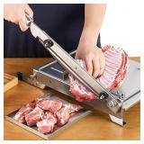 CGOLDENWALL 2 BLADES Manual Ribs Meat Chopper Slic