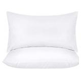 Utopia Bedding Throw Pillows Insert (Pack of 2, Wh