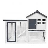 48''L Rabbit Hutch Indoor Outdoor Bunny Cage Rabbi