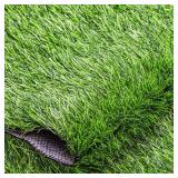 Fasmov Green Artificial Grass Rug Grass Carpet Rug