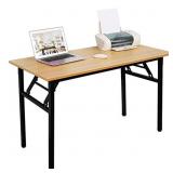 DlandHome 47 inches Folding Table Computer Desk Po