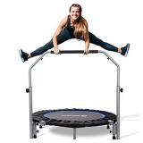 BCAN 48'' Foldable Mini Trampoline for Adults Max