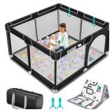 Suposeu Baby Playpen with Mat, Indoor & Outdoor Pl
