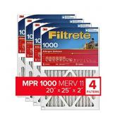 Filtrete 20x25x2 Air Filter MPR 1000 MERV 11, Alle