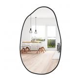 Irregular Wall Mirror Asymmetrical Mirror with Bla