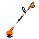 Ukoke Cordless Tiller Cultivator 20V 2.5 A Battery
